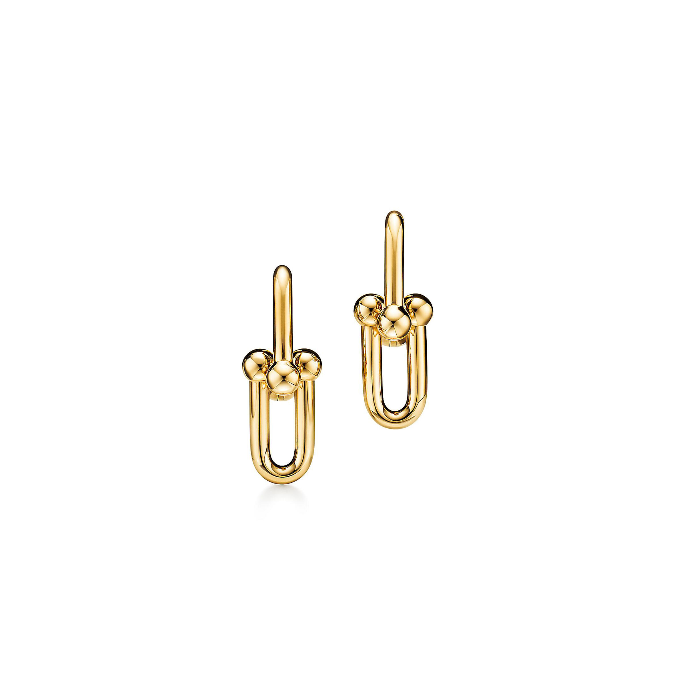 TIFFANY MEDIUM LINK EARRINGS IN YELLOW GOLD 73584531